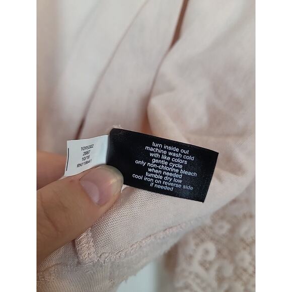 Lane Bryant 18/20 Pink Sweater Lace Overlay Oversized Lined Soft Cozy Roomy - Picture 11 of 11